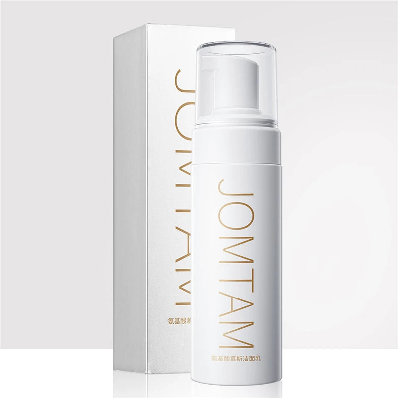 Amino Acid Facial Cleanser Face Wash Cleansing Mousse Moisturizing Oil Control Shrink Pores Makeup Remover Creamy Foam Skin Care