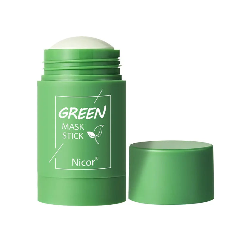 Green Tea Mask Face Clean GreenTea Mask Stick Deep Moisturizing Shrink Pores Blackhead Acne Facial Film Korean Skin Care Product