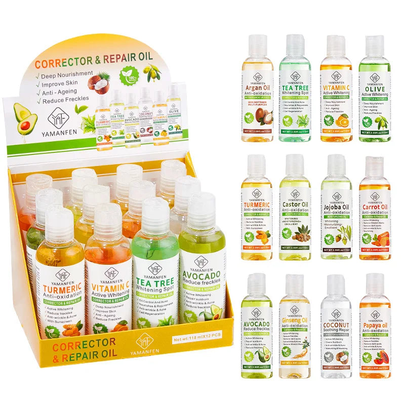 Castor Oil Vegetable Argan Avocado Oil Facial Body Care Hair Massage Essential Oil Coconut Body Care